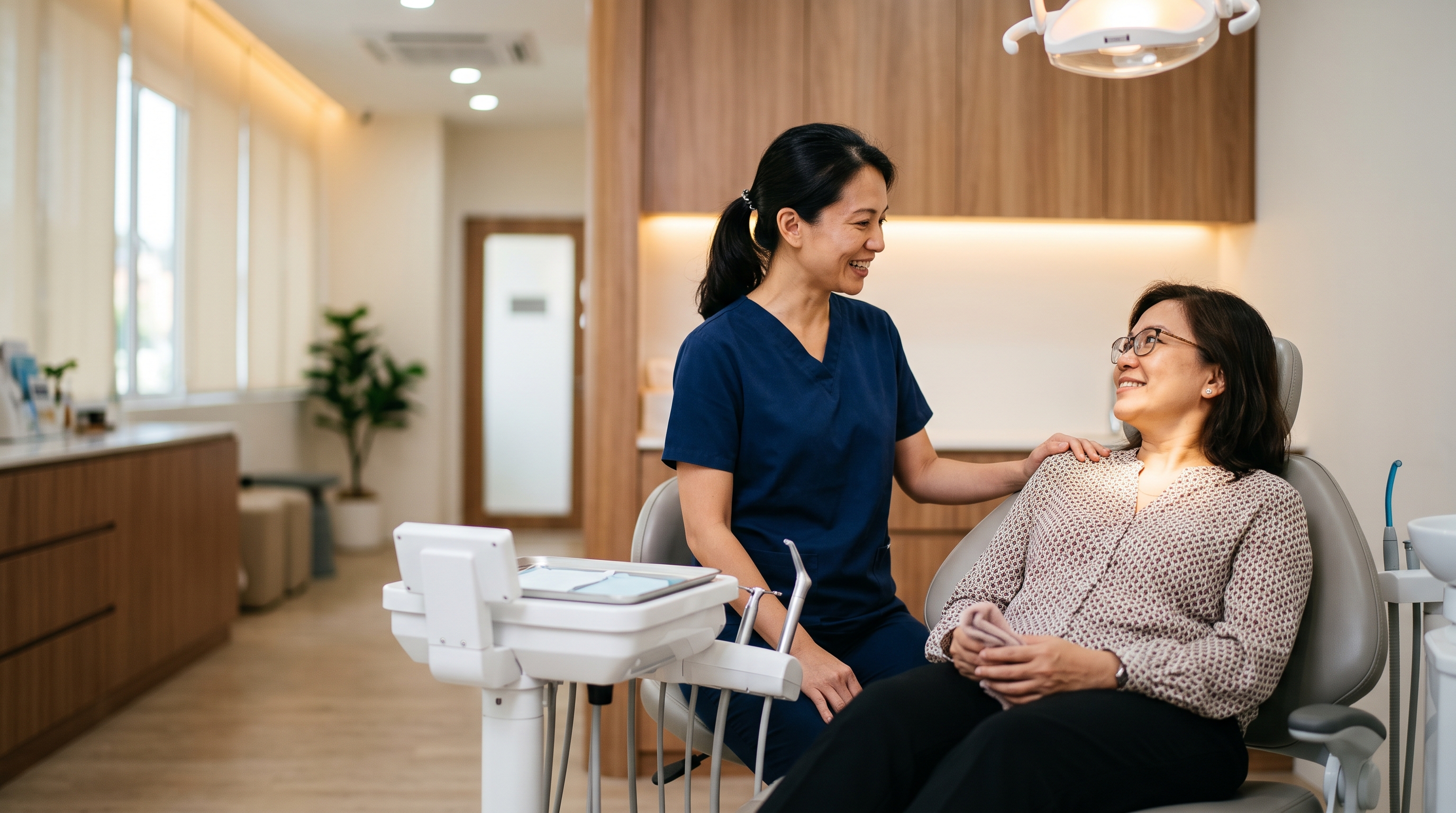 Comfortable, pain-free dental implant consultation at Platinum Dental Group